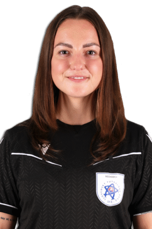Slovenská futbalová rozhodkyňa Viktória Rugolská