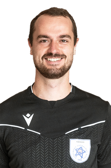 Slovenský futbalový rozhodca Matej Hrebeňár